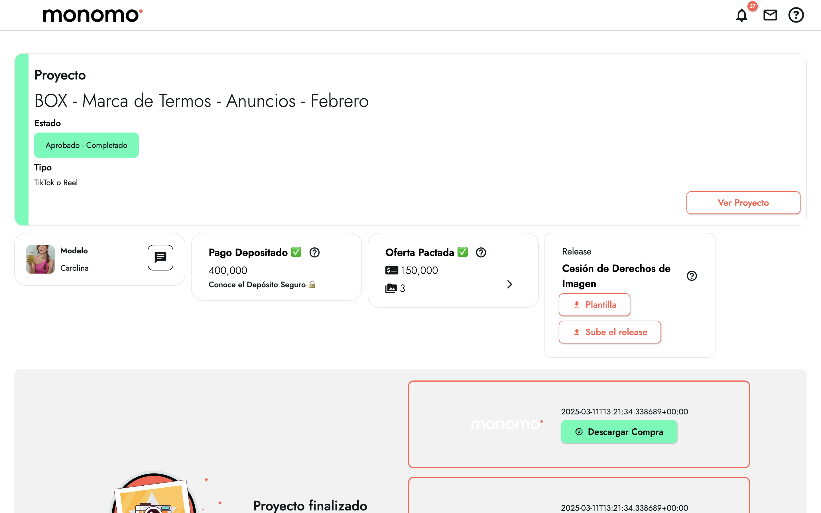 Contratos y pagos seguros